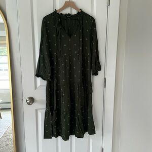 Madewell Tiered Midi Dress